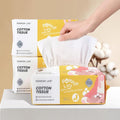 Disposable Face Towel 300 Cont, 7.9"X7.9"Clean Face Towelettes by POMPOMLIFE