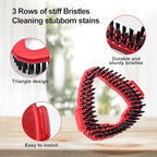 Funtin 2-Pack Mop Scrub Brush Head Compatible - Image 3