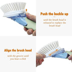 Dish Brush with Soap Dispenser Storage Set with 2 PCS Brush Refills & Holder - Image 5