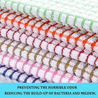 LAZI Kitchen Dish Towels, 16 Inch x 25 Inch Bulk Cotton Kitchen Towels - Image 5