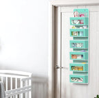 Simple Houseware 6 Clear Window Pocket Over Closet Door Storage Hanging - Image 6