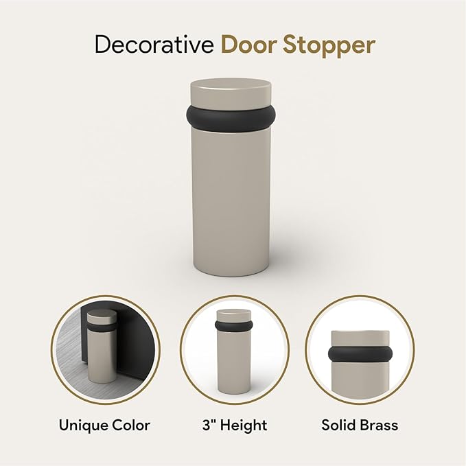 Mega Handles Floor Door Stopper, Quickly Installed Wall Protector, Wall - Image 6