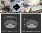 Highcraft 97333 Kitchen Sink Basket Strainer Replacement - Image 3
