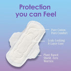 August Regular Cotton Menstrual Pads, Hypoallergenic Sanitary Napkins - Image 6