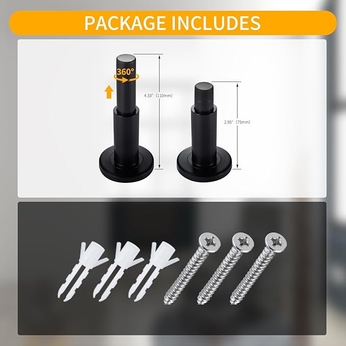 Door Stoppers - Heavy-Duty Adjustable Stoppers - Image 2