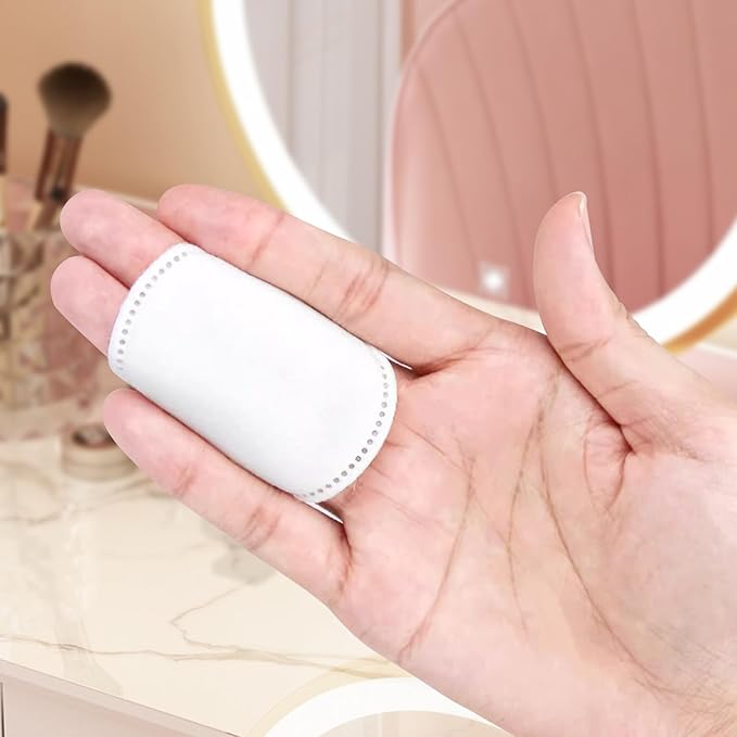 200 Cotton Pads, Individually Wrapped Cotton Rounds Travel Size, Makeup Remover - Image 7
