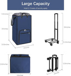 Bukere Extra Large Rolling Laundry Basket - Image 8