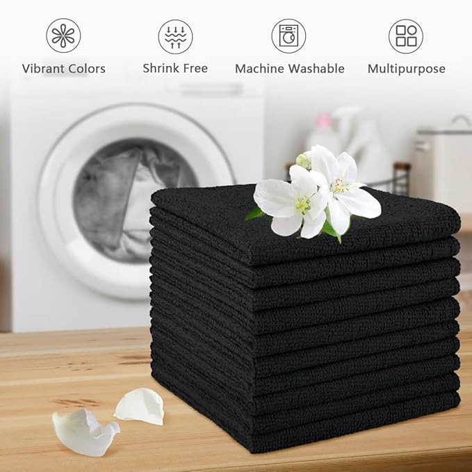 Orighty Washcloths, 20 Pack Microfiber Face Towels, Highly Absorbent and Soft - Image 6