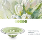 2 PCS Kitchen Stainless Silicone Sink Strainer, 4.5 inch Diameter… - Image 4