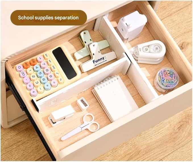 6 Pack Adjustable Drawer Dividers – Expandable Slide-Lock Plastic Drawer - Image 7