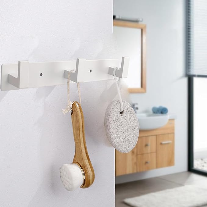 Coat Rack, Heavy Duty Stainless Steel 3 Tri Coat Hook Hanger, Wall Mounted Wall - Image 6