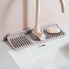 Button Style Faucet Drip Catcher – Silicone Faucet Mat by Unknown