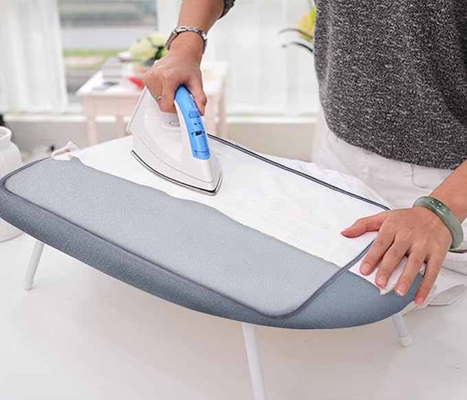 SheeChung 12.5"x32" Small Table Top Ironing Board Cover and Pad, Fits Mini - Image 4