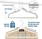 Hangers 50 Pack, Ultra-Thin Plastic Clothes Hangers - Image 3