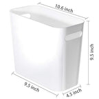 Youngever 1.5 Gallon Slim Trash Can, Plastic Garbage Container Bin, Small Trash - Image 2