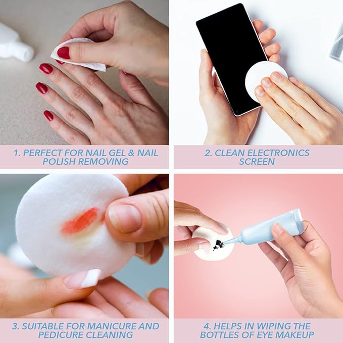 ForPro Professional Collection Premium Nail Wipes, Lint-Free Cotton Wipes - Image 6
