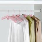 TOPIA HANGER Padded Hangers for Women Clothing, 17-inch Satin Hangers 5 Pack - Image 5
