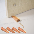 Wooden Door Stoppers, Large Wood Door Wedges by GinSent
