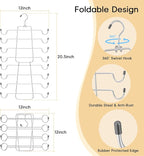 TomCare 2 Pack Tank Top Hanger and 2 Pack Leggings Organizers Space Saving - Image 5