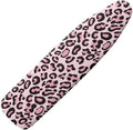 Pink Leopard Print Design Tabletop Ironing Board Cover and Pad Standard Ironing by Darisoco