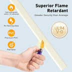 Delamu Beige Cord Hider, 56.7in Beige Cable Hider, Cord Covers - Image 6