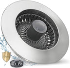 3 in 1 Kitchen Sink Stopper, Pop Up Kitchen Sink Drain Strainer, by BAOLSLS