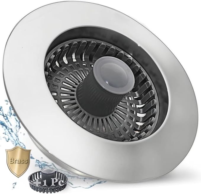 3 in 1 Kitchen Sink Stopper, Pop Up Kitchen Sink Drain Strainer, by BAOLSLS