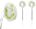 Tub Tile Scrubber Brush with 28" Extendable Pole, Bathroom Brush with Long by fieploom