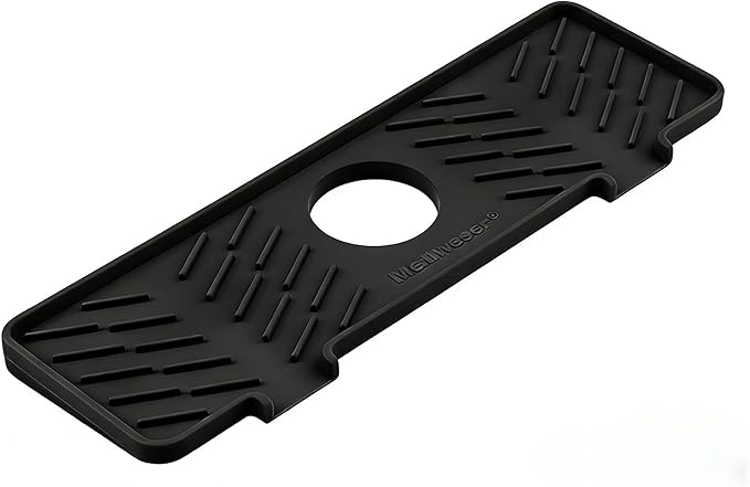 Meiliweser Silicone Faucet Splash Guard Gen 3-10° Large Slope & Adaptable Hole by Meiliweser