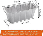 100-Pack Drip Pans Liners for Blackstone Griddle Accessories, Aluminum Foil Pan - Image 2