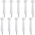 10 Pieces Wooden Shaker Peg Screw-on Pegs 3.62 Inch Long Unfinished Wood Shaker by Jetec