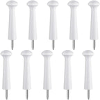 10 Pieces Wooden Shaker Peg Screw-on Pegs 3.62 Inch Long Unfinished Wood Shaker by Jetec