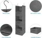 MAX Houser 6 Tier Shelf Hanging Closet Organizer, Closet Hanging Shelf - Image 9