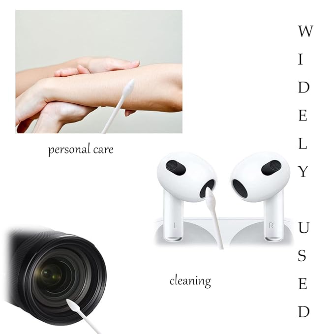 1000 Pieces Precision Tips, Double Pointed Cotton Swabs - Image 5