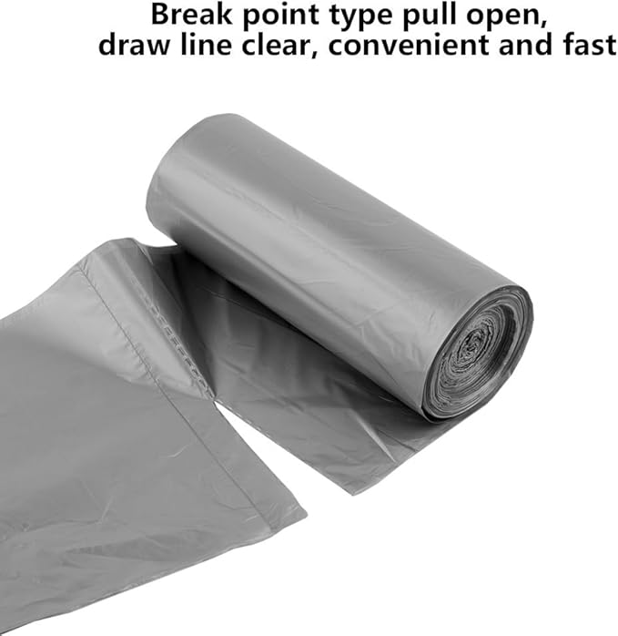 5 Rolls Small Trash Garbage Bags, 4 Gallon Strong Thin Material Disposable - Image 2