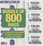 Aluf Plastics 26 Gallon For Slim Jim 1.25 MIL Black Heavy Duty Trash Bags - Image 9