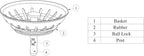 KANARY Kitchen Sink Basket Strainer Replacement - Image 5