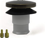 Universal Toe Touch Bath Tub/Bathtub Drain Stopper Includes 3/8" and 5/16" by PermaFLOW