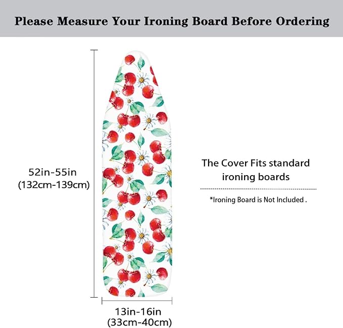 Cute Cherry Ironing Board Cover Standard Ironing Board Cover - Image 5