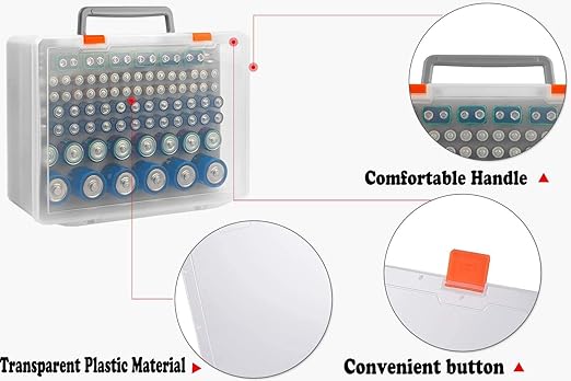 Battery Organizer Storage Box, Garage Storage Containers Case Holder - Image 3