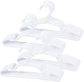 40 pcs White Baby Nursery Closet Hangers, Non-Slip Laundry Infant Pant Hanger by VIIBASE