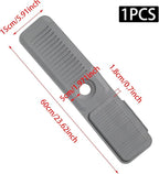 24 Inch Light Gray Durable Faucet Mat, Silicone Kitchen Sink Splash Guard - Image 2