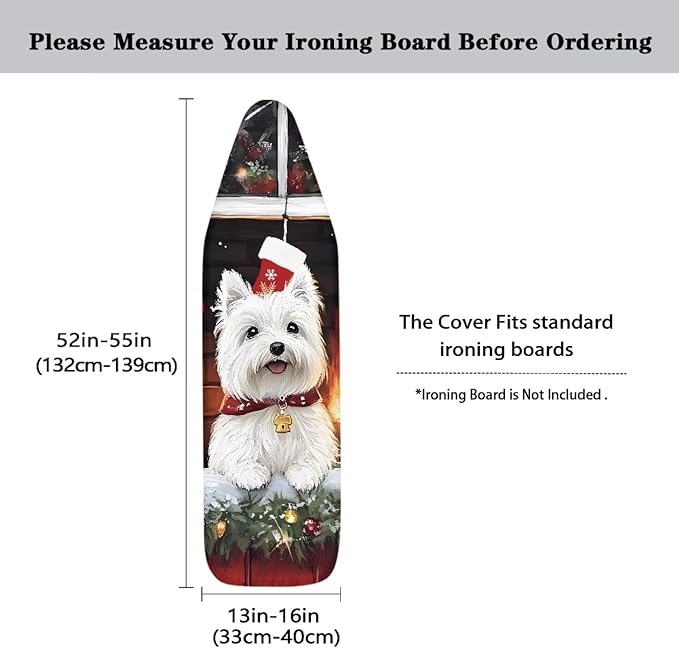 Cute Dog Ironing Board Cover, Cover - Image 5