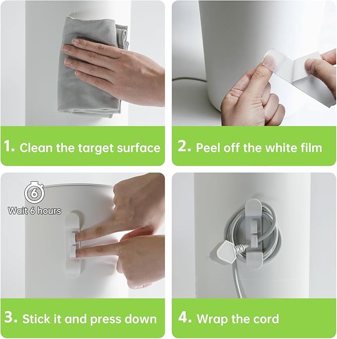 6PCS Cord Organizer for Appliances, Upgraded Kitchen Appliance Cord Wrap - Image 7