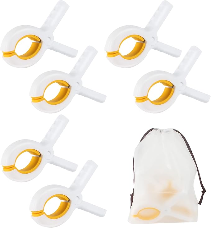 6pcs Towel Clips for Sun Loungers Large Beach Towel Clips Strong Grip Clothes by QOPAHI