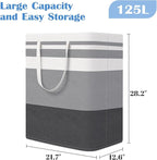 BlissTotes 3-Pack Laundry Basket, Freestanding＆Waterproof Laundry Hamper - Image 2