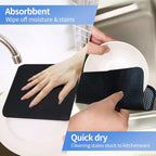 KinHwa Kitchen Washcloths for Dishes Absorbent Microfiber Dish Cloths Quick Dry - Image 4