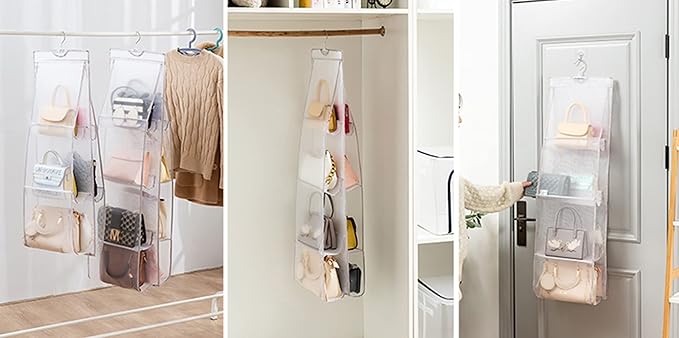 AARAINBOW 1 Pack Hanging Handbag Purse Organizer - Image 5