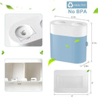Toothbrush Holder Toothpaste Dispenser Wall Mounted - Image 6