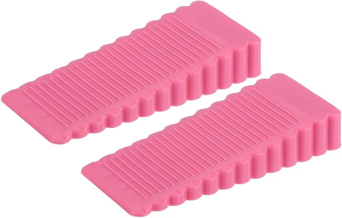 uxcell 2 Pcs Door Stoppers for Bottom of Door, 15mm/0.59 Inch Door Stops by uxcell